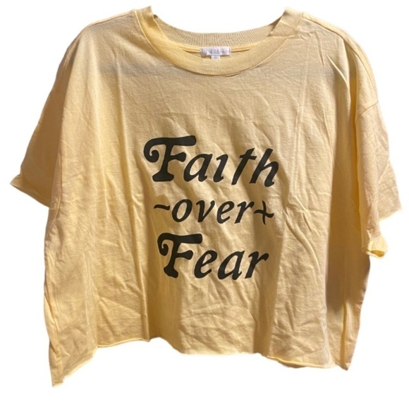 Abound Tops - Abound Graphic Cropped T-Shirt NWOT